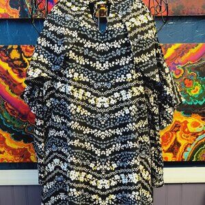 Candie’s ~ Sz L ~ Floral Print ~ Cold Shoulder ~ Halter Dress ~ NWT